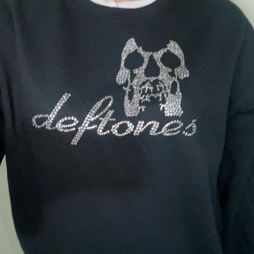Deftones black crewneck